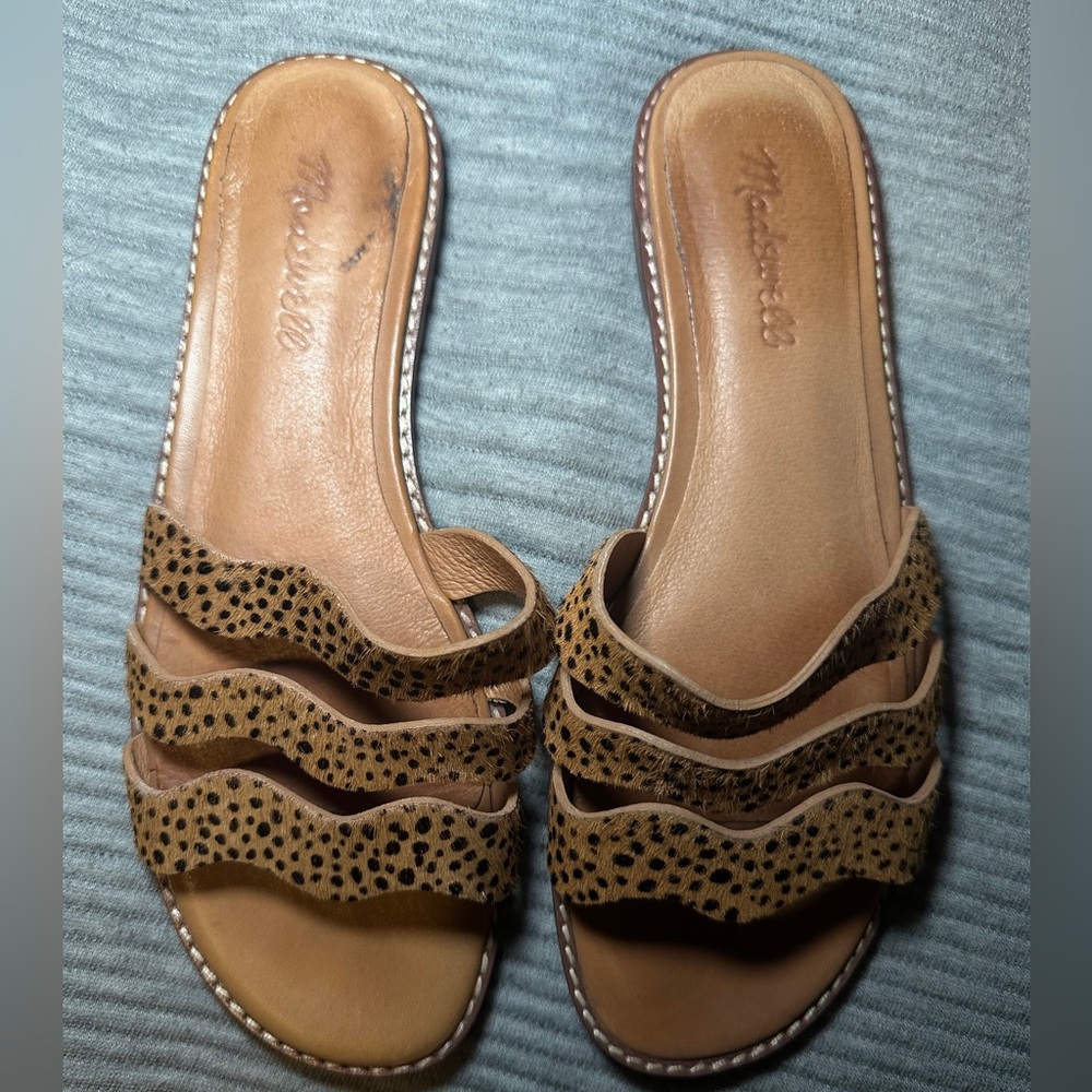 Madewell Women's Leopard Print Sandals